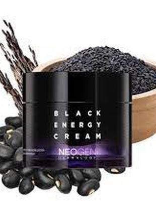 Насыщенный увлажняющий крем для лица с керамидами neogen dermalogy black energy cream3 фото