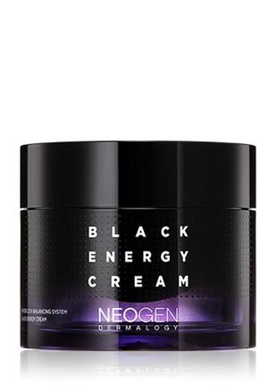 Насыщенный увлажняющий крем для лица с керамидами neogen dermalogy black energy cream
