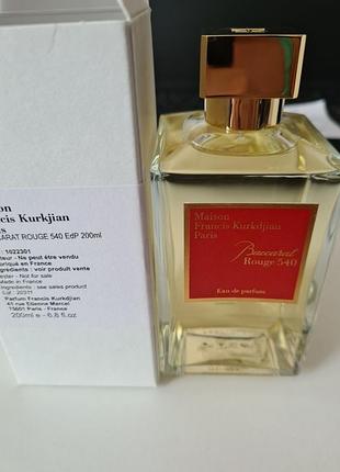 Maison francis kurkdjian baccarat rouge 540 200 мл тестер