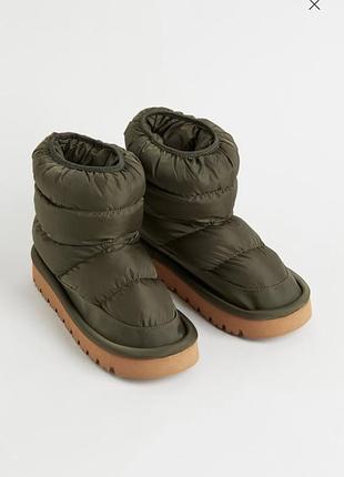 Дутики хакі h&m