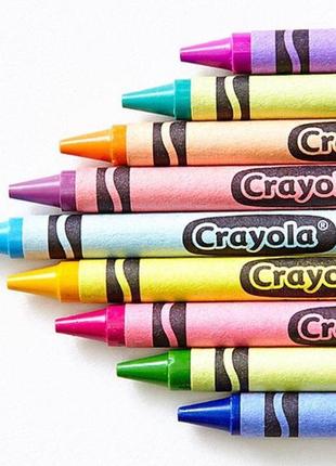 Дитячі олівці воскові crayola usa 24шт. не токсичні.