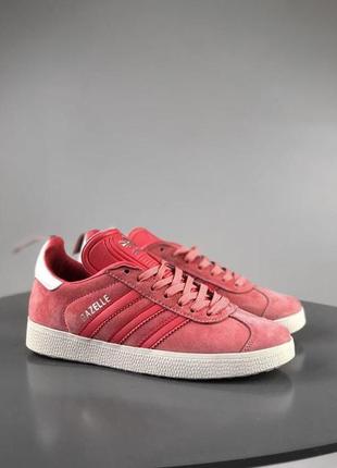 Жіночі кросівки adidas gazelle w pink / smb