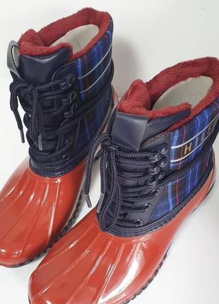 Ботинки осенние 37 р резиновые ABR tommy hilfiger