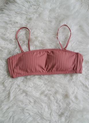 Верх від купальника в рубчик