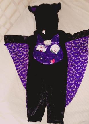 Брендовий карнавальний, маскарадний, новорічний костюм кажана , бетмана на хеллоуїн halloween1 фото