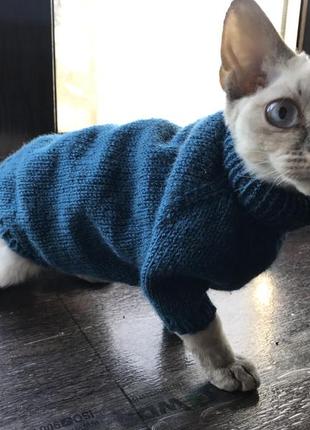 В’язані светри, кофтинки для котиків та собачок3 фото