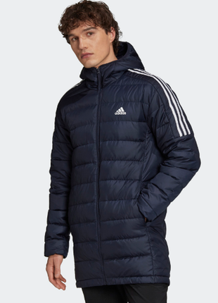 Пуховик adidas essentials doun parka размер s