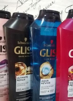 Шампунь для волос от gliss hair repair 400ml