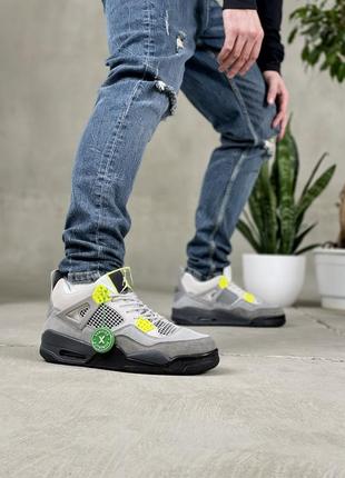 Кросівки найк джордан 4 чоловічі nike air jordan 4 retro, мужские кроссовки джордан найк 4, кросівки чоловічі джордан 4 демісезонні