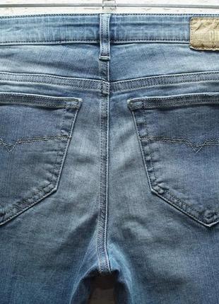 Женские джинсы diesel голубого цвета, skinny.7 фото