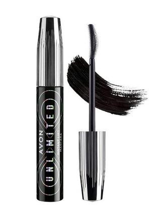 Тушь для ресниц avon ресницы без границ, черный/black, 10 мл