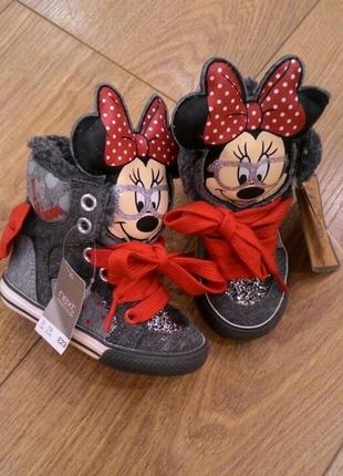 Круті кеди хайтопи disney minnie