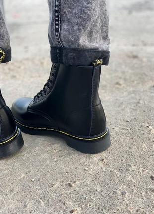 Зимові жіночі черевики dr.martens, женские зимние ботинки доктор мартинс6 фото