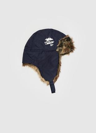 3-4 роки 98 -104 см нова фірмова тепла шапка вушанка дуже lc waikiki вайкікі