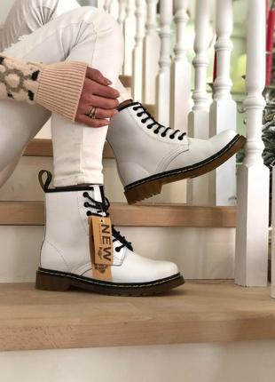 Зимові жіночі черевики dr.martens, женские зимние ботинки доктор мартинс8 фото