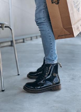 Зимові жіночі черевики dr.martens, женские зимние ботинки доктор мартинс6 фото