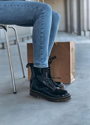 Зимові жіночі черевики dr.martens, женские зимние ботинки доктор мартинс2 фото