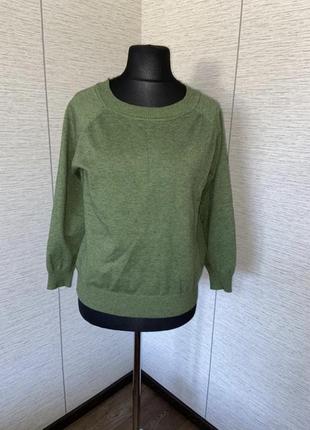 Повсякденний светр зеленого кольору1 фото