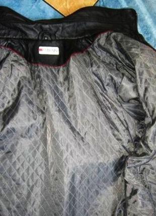 Стильная женская кожаная куртка vera pelle, мод. fabiani. италия. лот 2534 фото