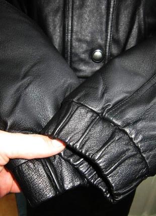 Стильная женская кожаная куртка vera pelle, мод. fabiani. италия. лот 2535 фото