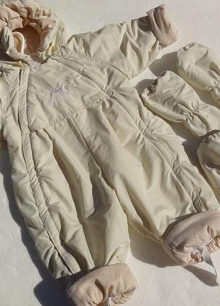 Осінній комбінезон на синтепоні 68 розмір.з крагами.