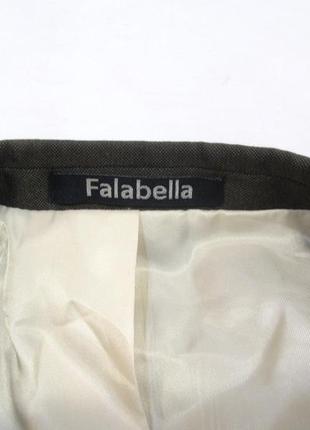 Костюм стильный falabella, 50 (l), коричневый, качество! как новый!4 фото