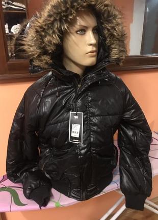 Мужская зимняя курточка на синтапоне турция размер м 48-50