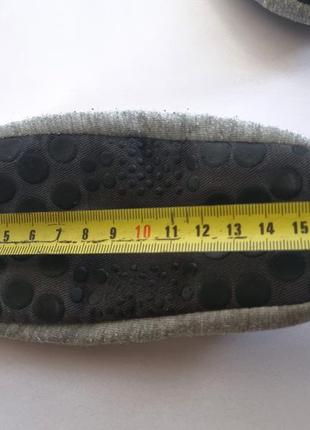 Теплі чешки капці - шкарпетки тапки тапочки на хутрі 26 р.7 фото