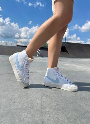 Жіночі кросівки diese nike blazer white женские кроссовки найк