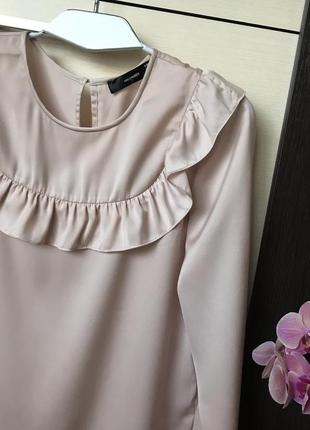 Красива блуза від німецького бренду hallhuber в блідо-рожевому кольорі