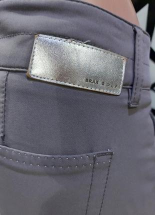 Крутые утепленные брюки brax golf с тонким начесом 46-487 фото