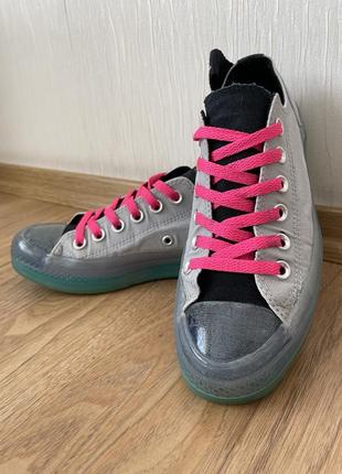 Женские кеди chuck taylor all star digital terrain low hyper pink2 фото