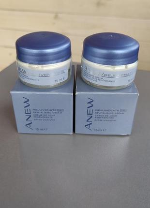 Восстанавливающий дневной крем для лица эйвон avon anew мини spf 25