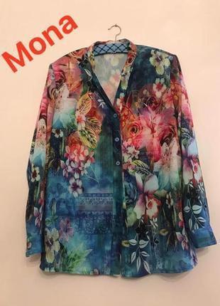 Рубашка,цветочный принт