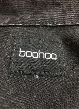 Куртка джинсовая с вышивкой boohoo3 фото