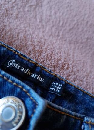 Юбка мини stradivarius джинсовая 38 размер5 фото