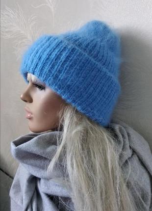 Зимняя шапка в стиле такори