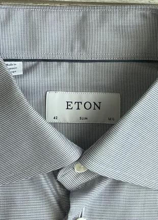 Сорочка\рубашка eton slim fit signature twill shirt3 фото