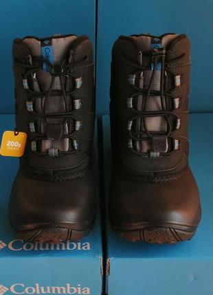 Зимові чоботи коламбія columbia unisex kid's rope tow lii waterproof snow boot7 фото