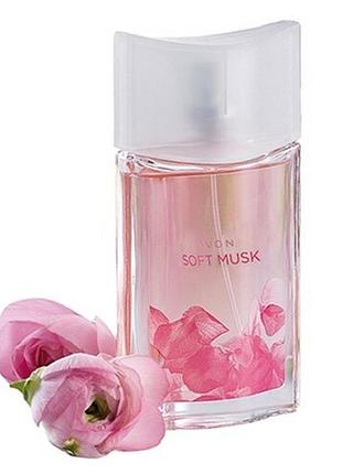 Туалетна вода avon soft musk 50 мл