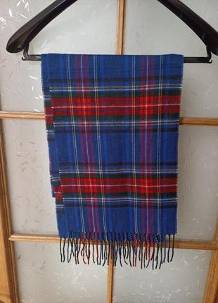 Мякенький шарф в клітинку