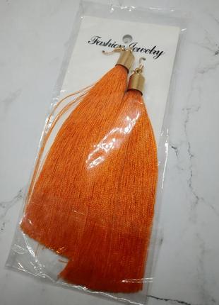 Сережки кисточки, серьги кисти