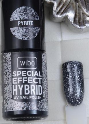 Гибридный лак для ногтей wibo special effect hybrid pyrite1 фото
