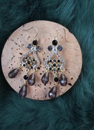 Серьги вечерние из италии