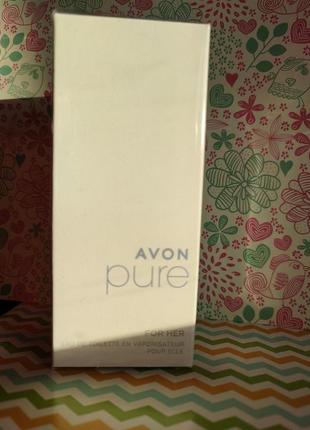 Туалетна вода avon pure 50мл