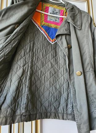 Утеплена куртка replay в мілітарі стилі8 фото
