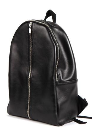 Стильный кожаный рюкзак (унисекс)1 фото