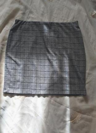 Спідниця в клітинку на резинки