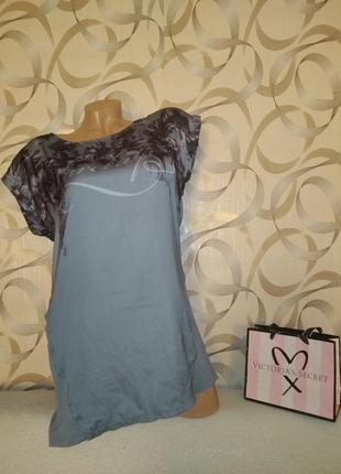 Красивая летняя футболка-туника 46р