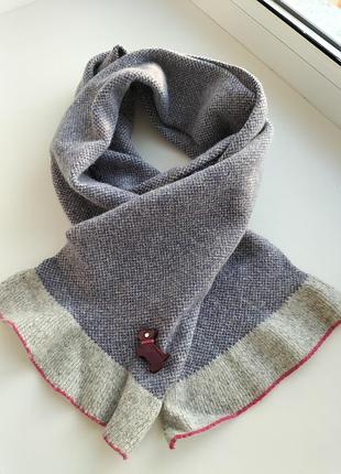 Фірмовий англійський шерстяний шарф radley! оригінал!